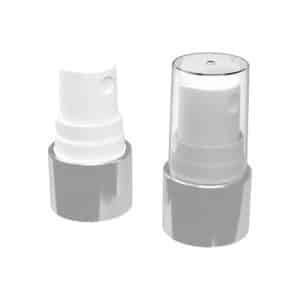 Sprayer - Silver/White + Cap - Clear